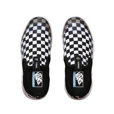 Vans Checkerboard XtremeRanger - Çocuk Slip-On Ayakkabı (Siyah)